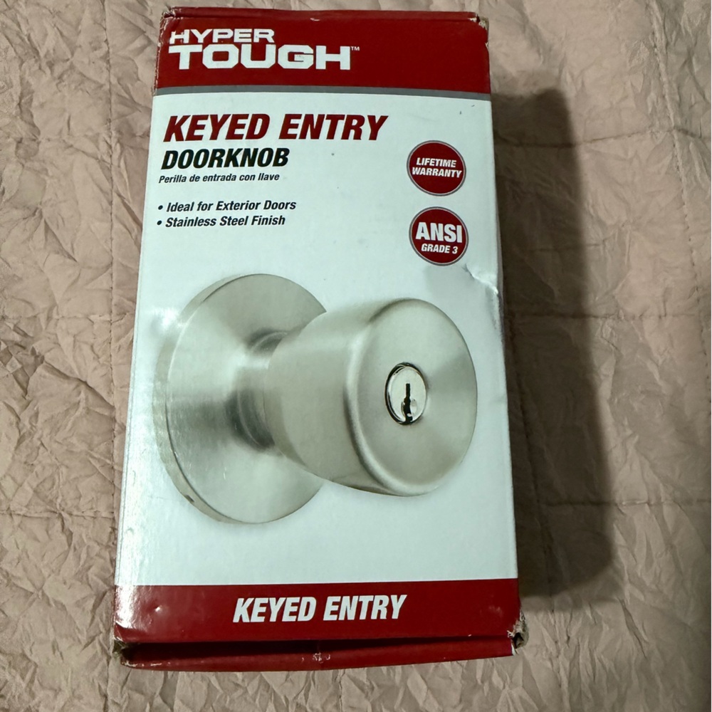 Hyper Tough Keyed Entry Doorknob